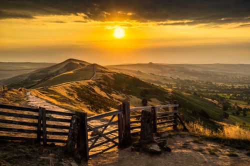 SUNRISE ON THE GREAT RIDGE by John Rutherford