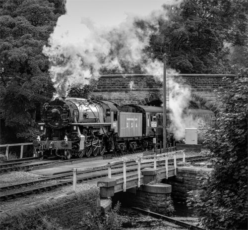 S15 LEAVING HAWORTH by Ian Bagley