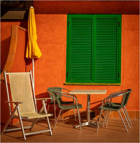 PATIO IN THE SUNSHINE by John AShover
