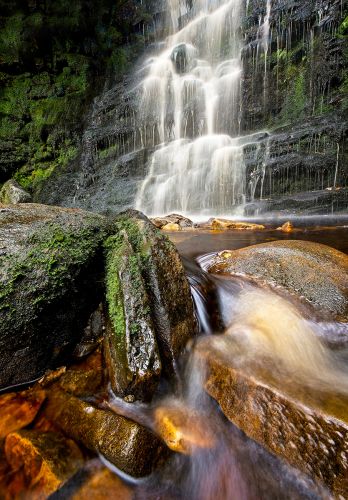 MIDDLE BLACK CLOUGH WATERFALL by Steve Williams