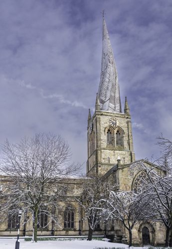 SNOW AT THE SPIRE by Will Nightingale