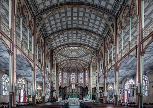 ST LOUIS CATHEDRAL MARTINIQUE by Tim Ramsay