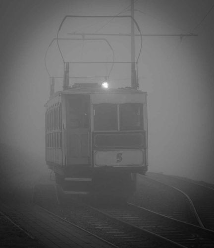 TRAM IN THE MIST by Chris Briddon