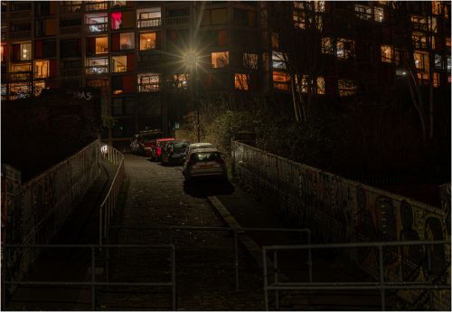 SHEFFIELD AT NIGHT by Alan Thorne