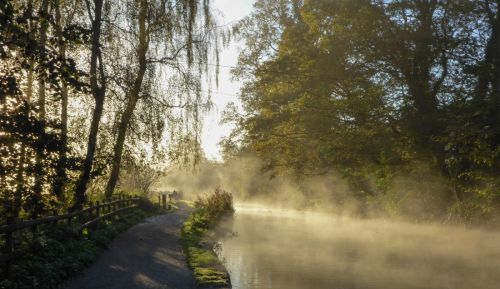 CROMFORD CANAL SUNRISE by David Watson