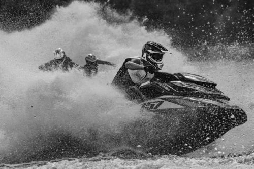 JETSKI BW by Stephen Wood