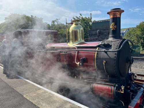 CONVERSATION CLOAKED IN THE LOCOMOTIVES MIST by Janice Kennaway