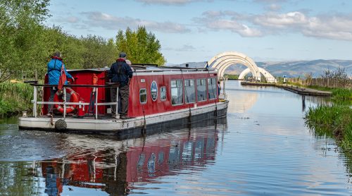 HEADING FOR THE FALKIRK WHEEL by Marj Freeston