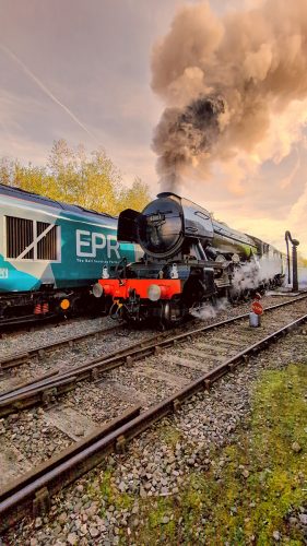 STEAM TRAIN by Robert Nixon Betts